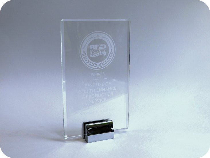 About Us: RFID Journal 2018 Best Use of RFID to Enhance a Product or Service Award Winner